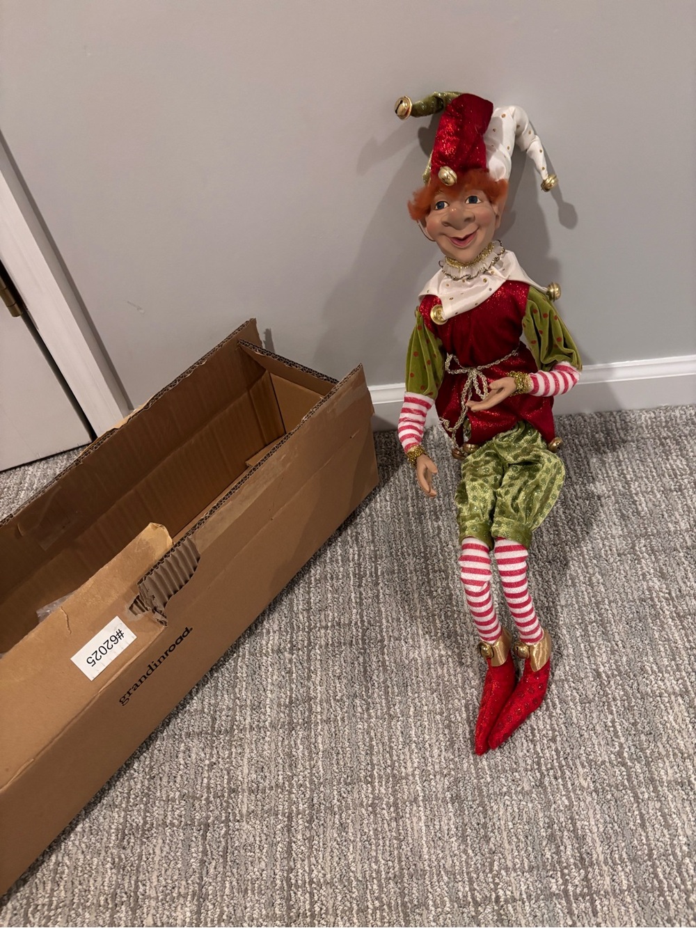 Mark Roberts Christmas jester elf figurine